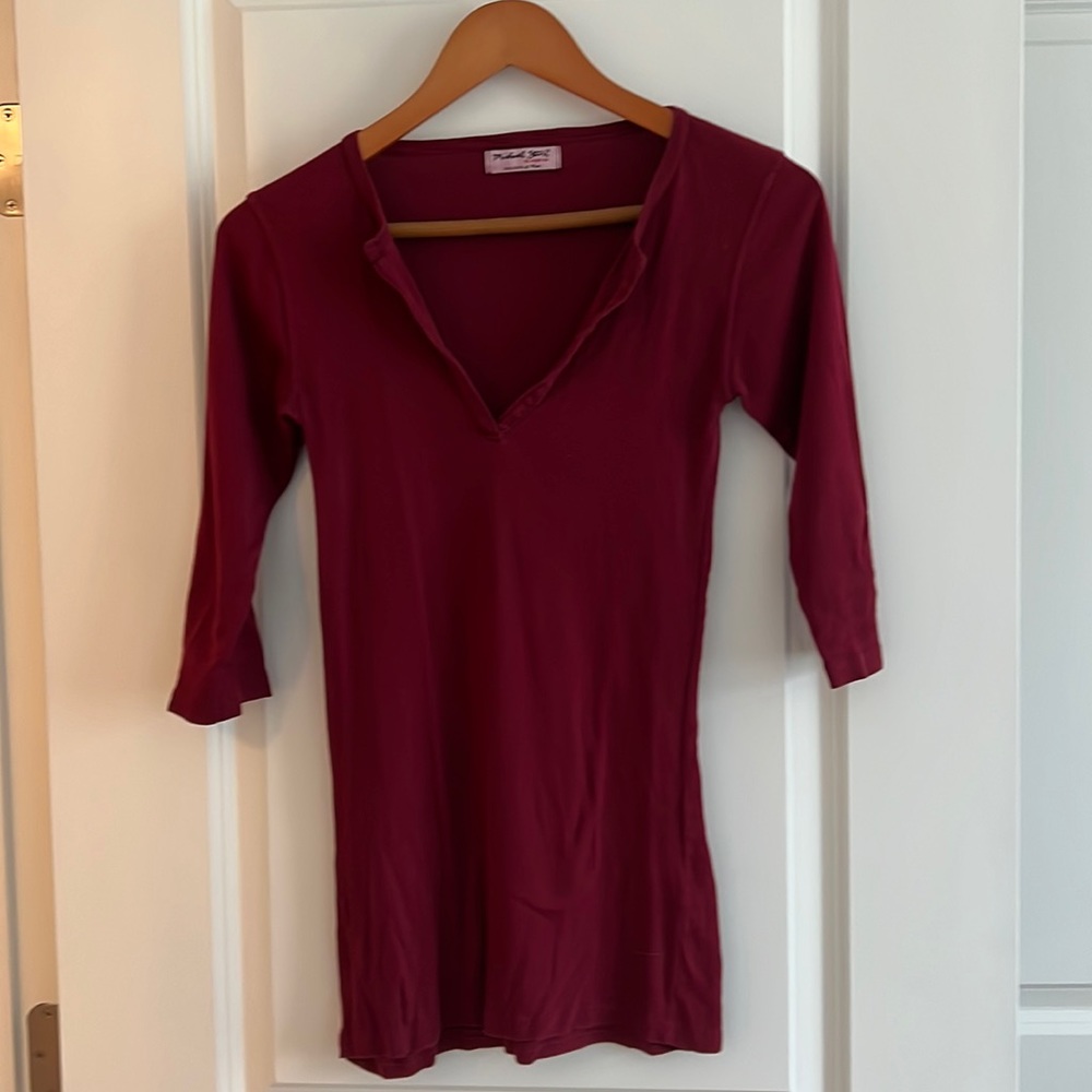 Michael Stars 3/4 sleeve tee shirt - size small